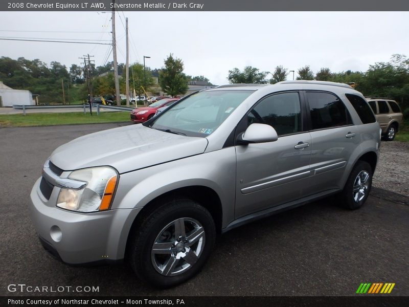 Silverstone Metallic / Dark Gray 2008 Chevrolet Equinox LT AWD