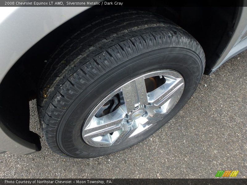 Silverstone Metallic / Dark Gray 2008 Chevrolet Equinox LT AWD