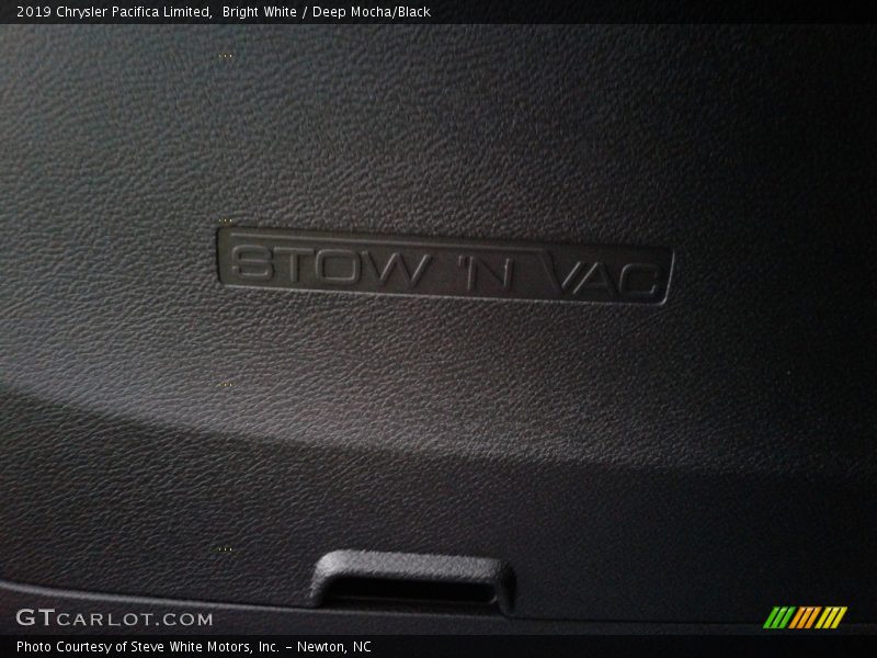 Bright White / Deep Mocha/Black 2019 Chrysler Pacifica Limited