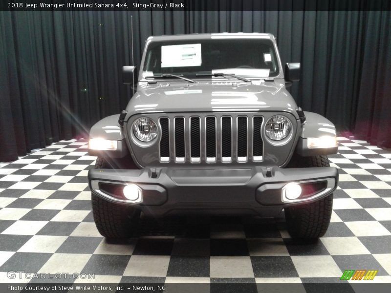 Sting-Gray / Black 2018 Jeep Wrangler Unlimited Sahara 4x4
