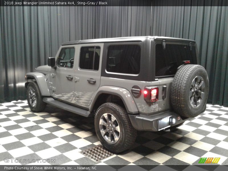Sting-Gray / Black 2018 Jeep Wrangler Unlimited Sahara 4x4