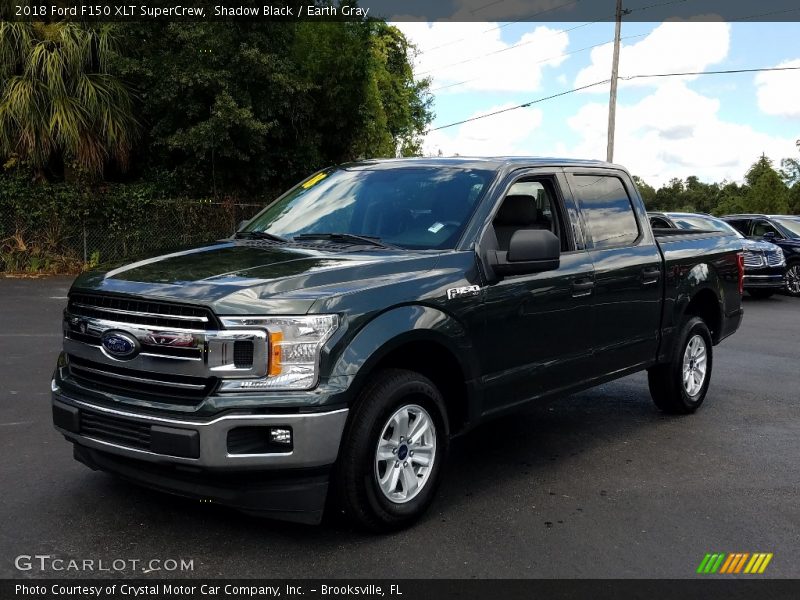 Shadow Black / Earth Gray 2018 Ford F150 XLT SuperCrew