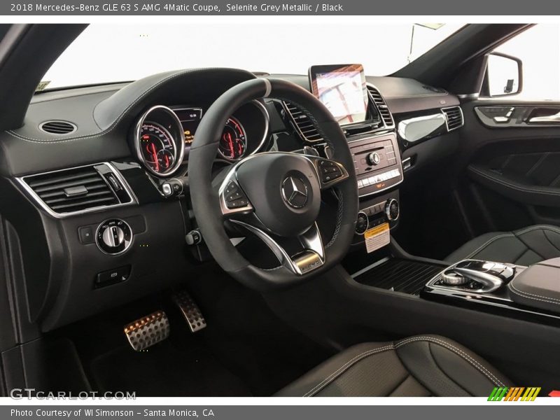 Selenite Grey Metallic / Black 2018 Mercedes-Benz GLE 63 S AMG 4Matic Coupe