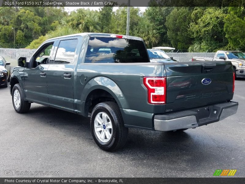 Shadow Black / Earth Gray 2018 Ford F150 XLT SuperCrew
