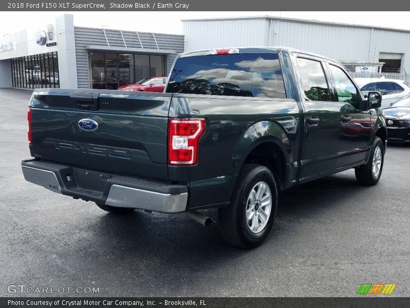 Shadow Black / Earth Gray 2018 Ford F150 XLT SuperCrew