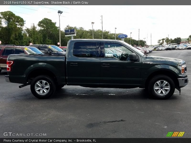 Shadow Black / Earth Gray 2018 Ford F150 XLT SuperCrew