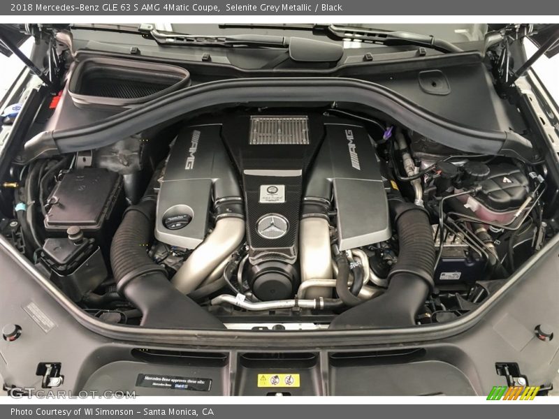  2018 GLE 63 S AMG 4Matic Coupe Engine - 5.5 Liter AMG DI biturbo DOHC 32-Valve VVT V8