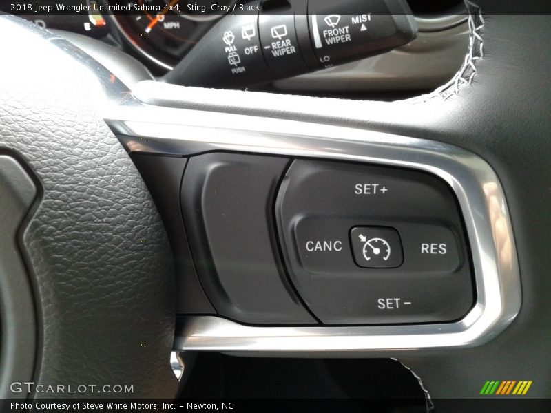 Sting-Gray / Black 2018 Jeep Wrangler Unlimited Sahara 4x4