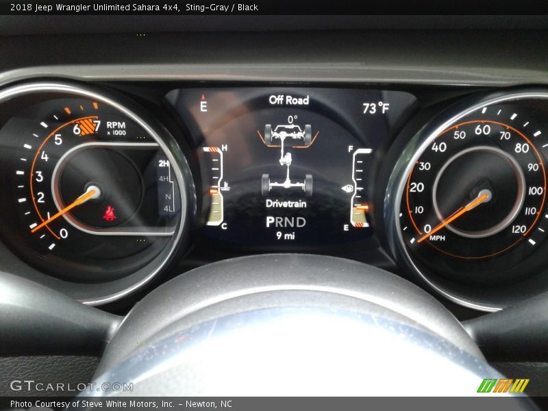 Sting-Gray / Black 2018 Jeep Wrangler Unlimited Sahara 4x4