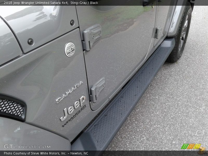 Sting-Gray / Black 2018 Jeep Wrangler Unlimited Sahara 4x4
