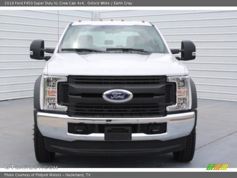 Oxford White / Earth Gray 2019 Ford F450 Super Duty XL Crew Cab 4x4