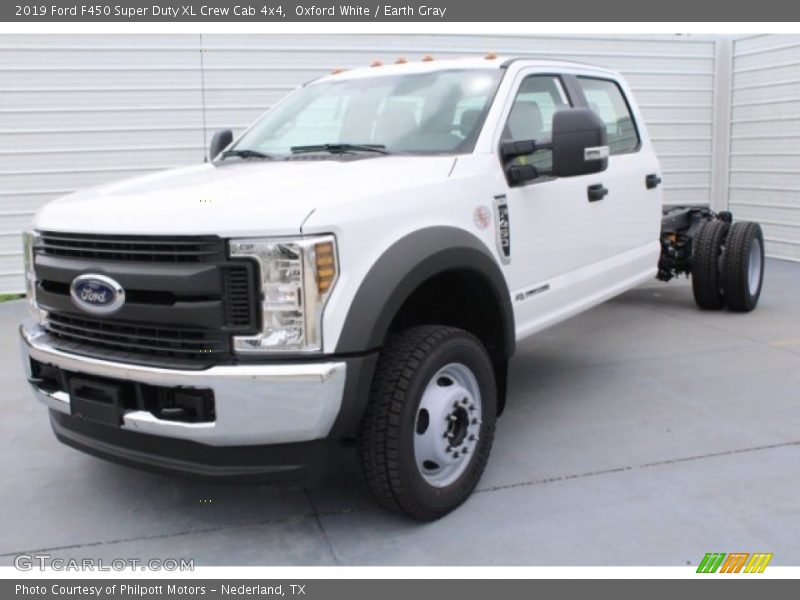 Oxford White / Earth Gray 2019 Ford F450 Super Duty XL Crew Cab 4x4
