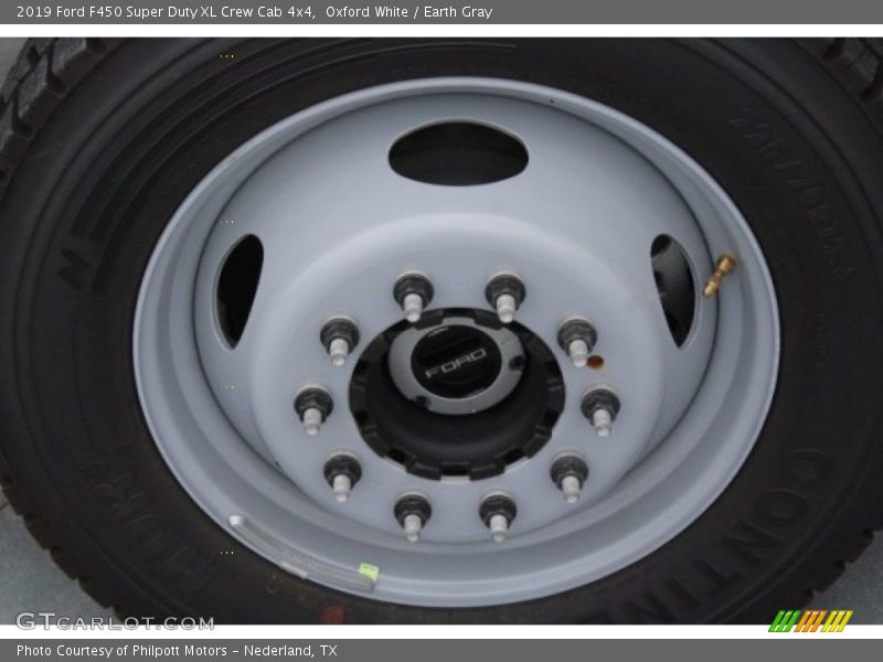Oxford White / Earth Gray 2019 Ford F450 Super Duty XL Crew Cab 4x4