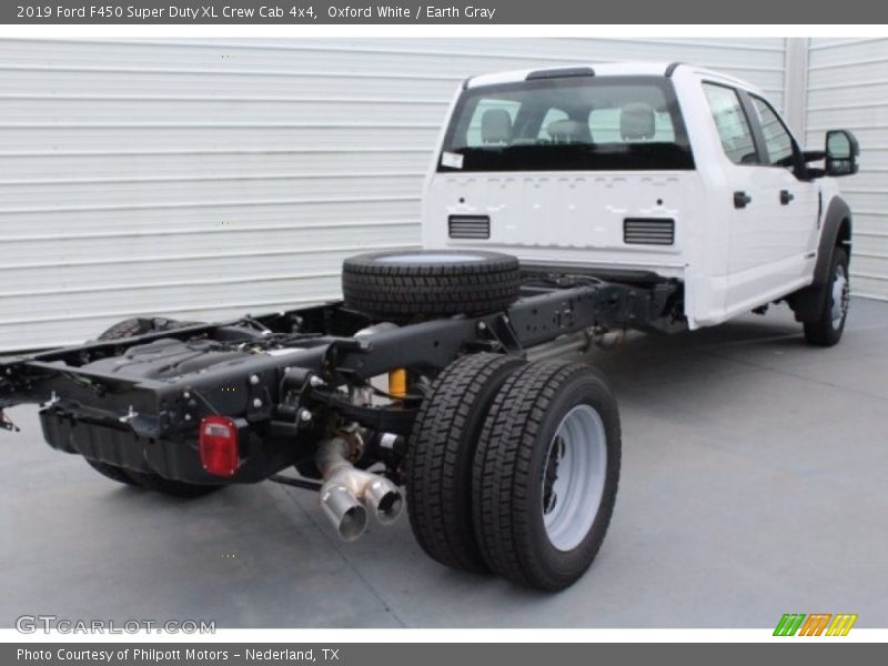 Oxford White / Earth Gray 2019 Ford F450 Super Duty XL Crew Cab 4x4