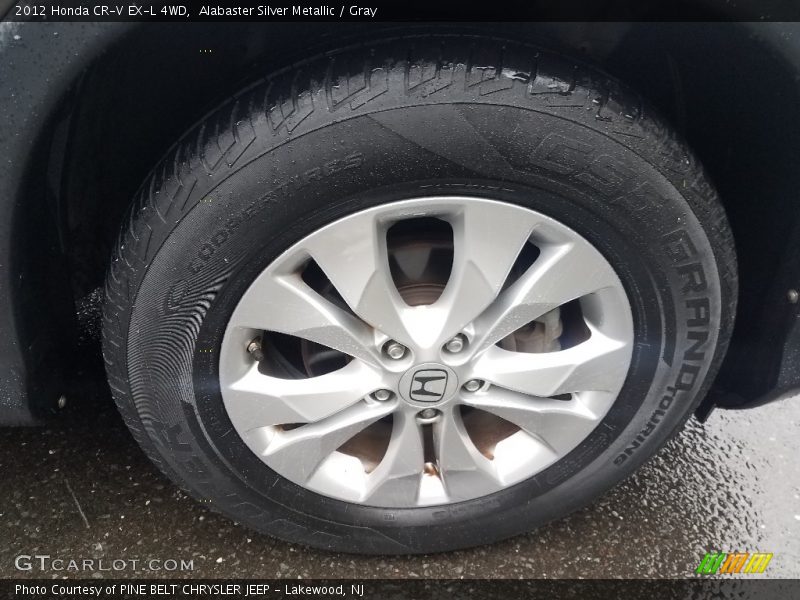 Alabaster Silver Metallic / Gray 2012 Honda CR-V EX-L 4WD