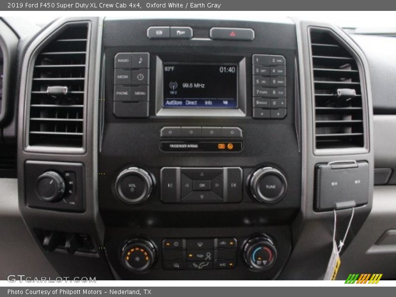 Oxford White / Earth Gray 2019 Ford F450 Super Duty XL Crew Cab 4x4