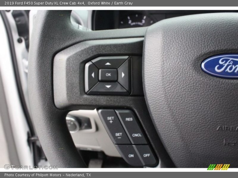 Oxford White / Earth Gray 2019 Ford F450 Super Duty XL Crew Cab 4x4