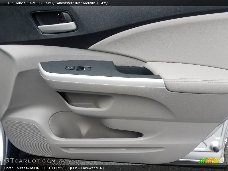 Alabaster Silver Metallic / Gray 2012 Honda CR-V EX-L 4WD