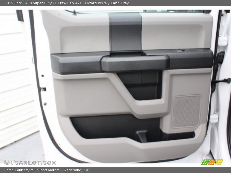 Oxford White / Earth Gray 2019 Ford F450 Super Duty XL Crew Cab 4x4