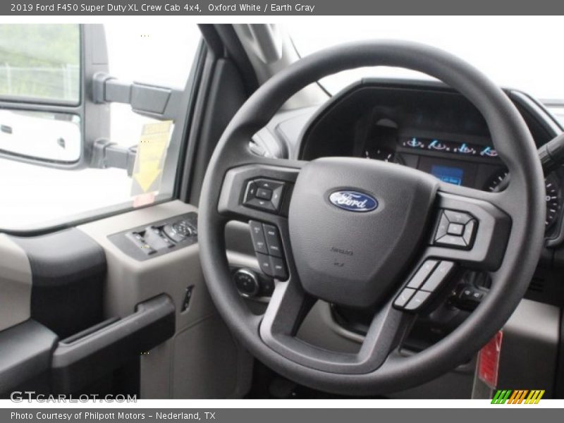 Oxford White / Earth Gray 2019 Ford F450 Super Duty XL Crew Cab 4x4