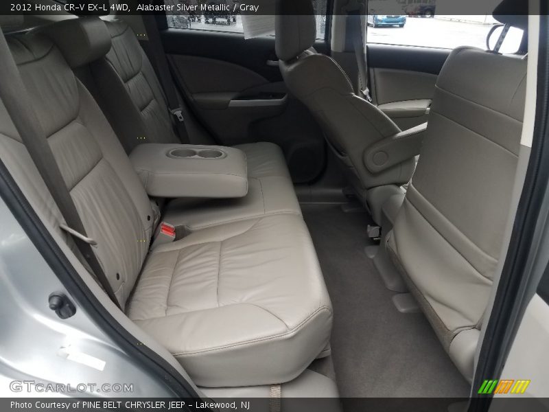 Alabaster Silver Metallic / Gray 2012 Honda CR-V EX-L 4WD
