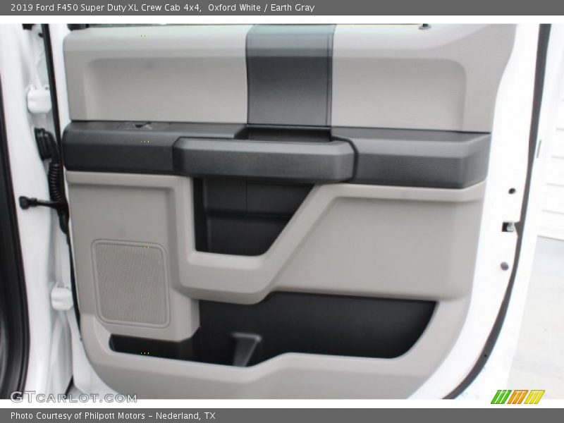 Oxford White / Earth Gray 2019 Ford F450 Super Duty XL Crew Cab 4x4