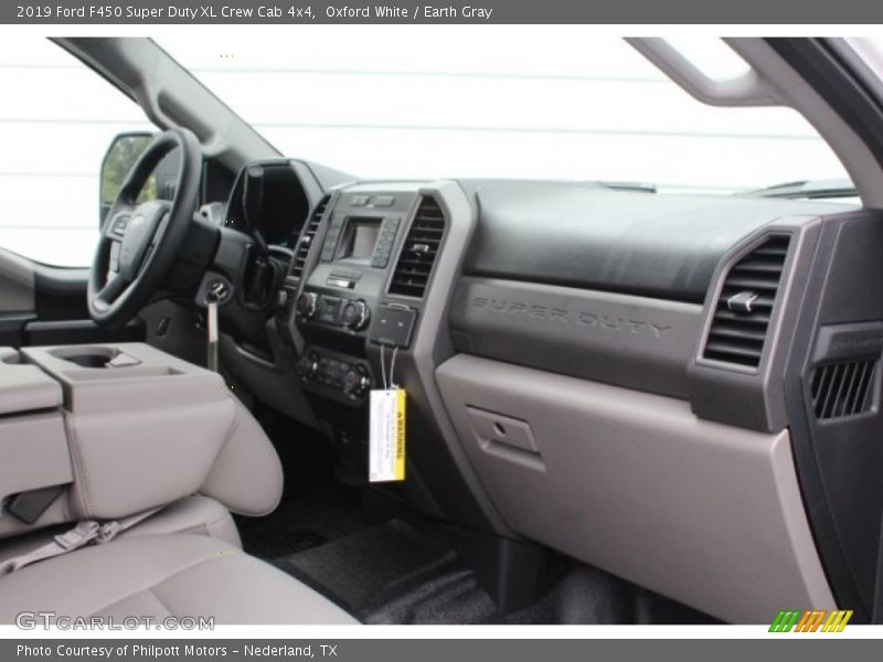 Oxford White / Earth Gray 2019 Ford F450 Super Duty XL Crew Cab 4x4
