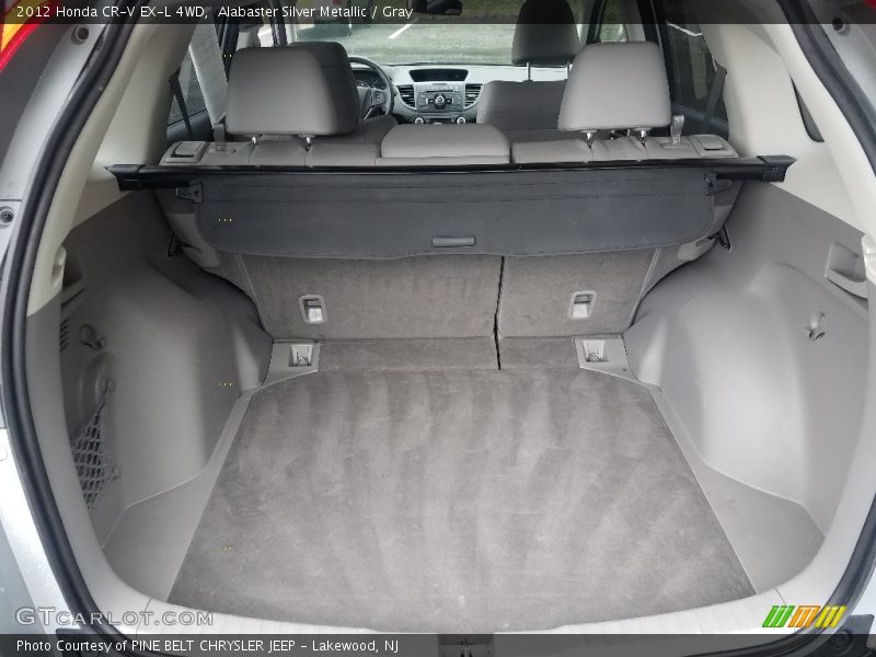 Alabaster Silver Metallic / Gray 2012 Honda CR-V EX-L 4WD