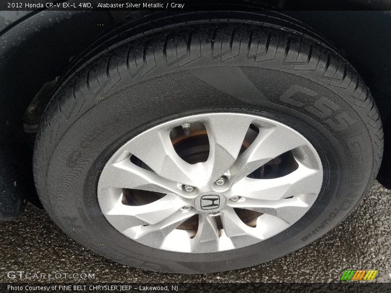 Alabaster Silver Metallic / Gray 2012 Honda CR-V EX-L 4WD
