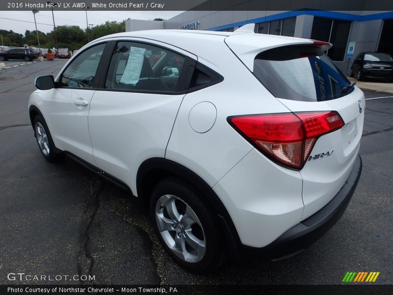 White Orchid Pearl / Gray 2016 Honda HR-V LX AWD