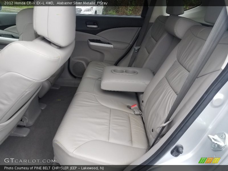 Alabaster Silver Metallic / Gray 2012 Honda CR-V EX-L 4WD