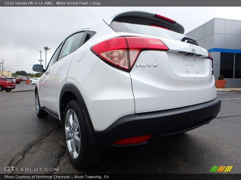 White Orchid Pearl / Gray 2016 Honda HR-V LX AWD