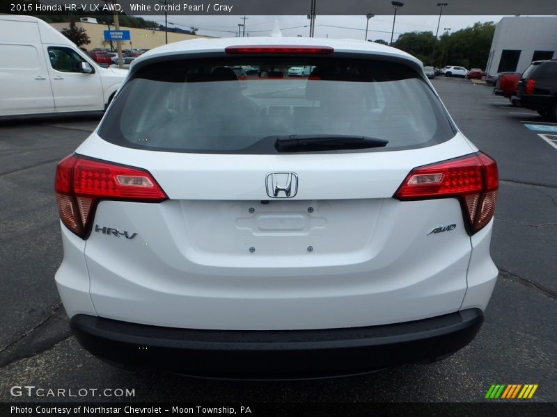 White Orchid Pearl / Gray 2016 Honda HR-V LX AWD