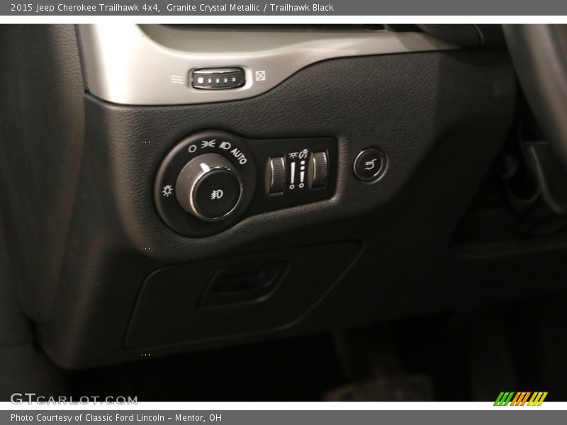 Granite Crystal Metallic / Trailhawk Black 2015 Jeep Cherokee Trailhawk 4x4