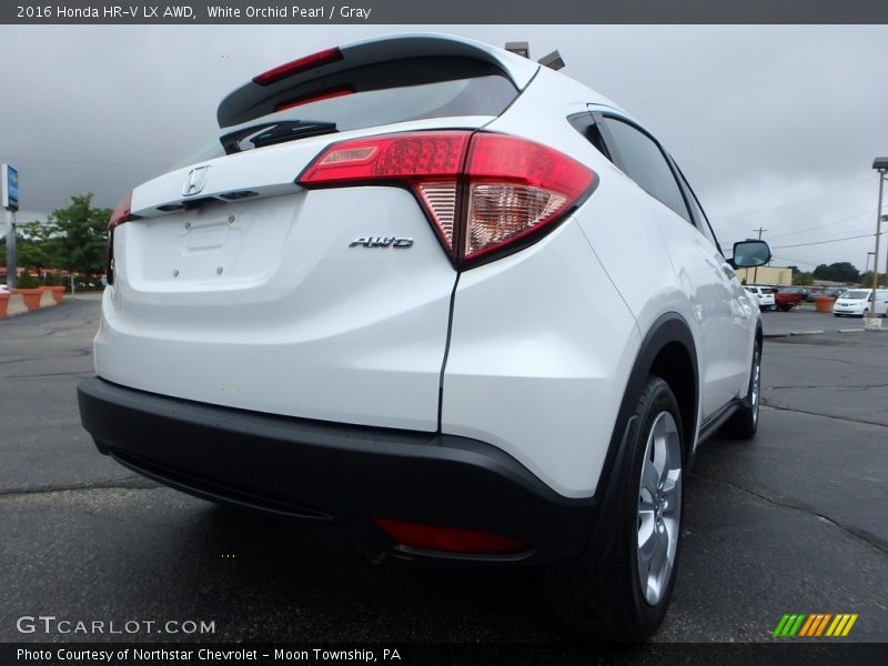 White Orchid Pearl / Gray 2016 Honda HR-V LX AWD