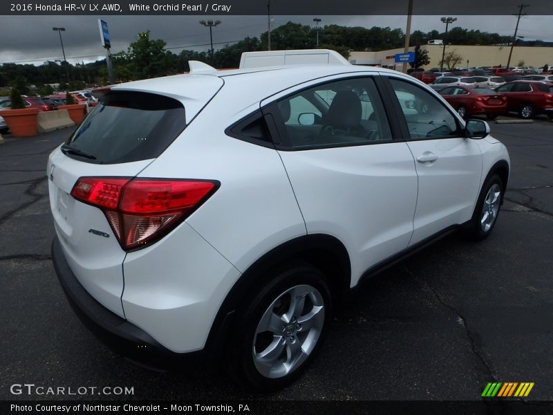 White Orchid Pearl / Gray 2016 Honda HR-V LX AWD
