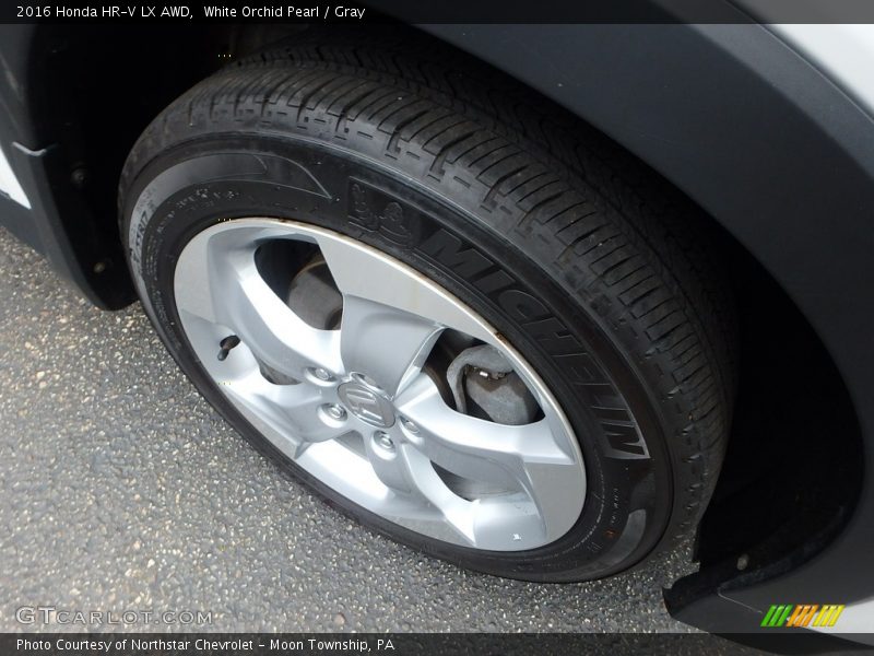White Orchid Pearl / Gray 2016 Honda HR-V LX AWD