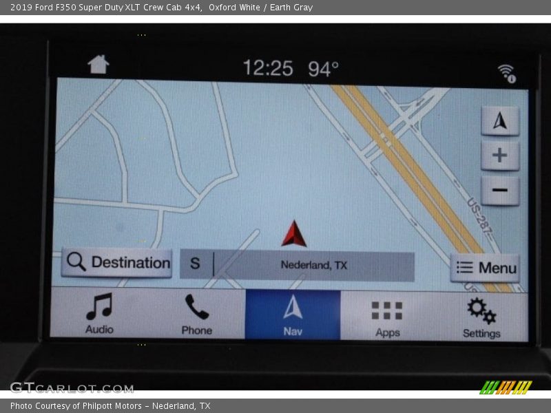 Oxford White / Earth Gray 2019 Ford F350 Super Duty XLT Crew Cab 4x4