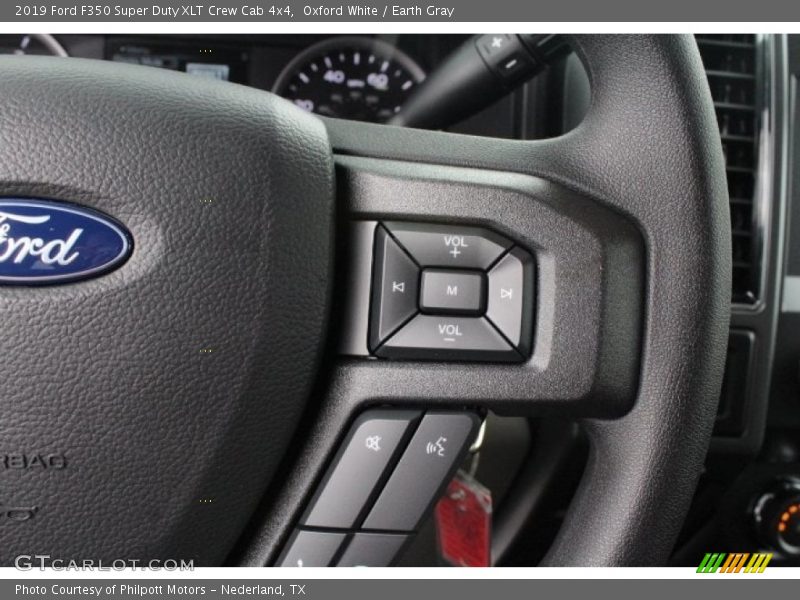 Oxford White / Earth Gray 2019 Ford F350 Super Duty XLT Crew Cab 4x4