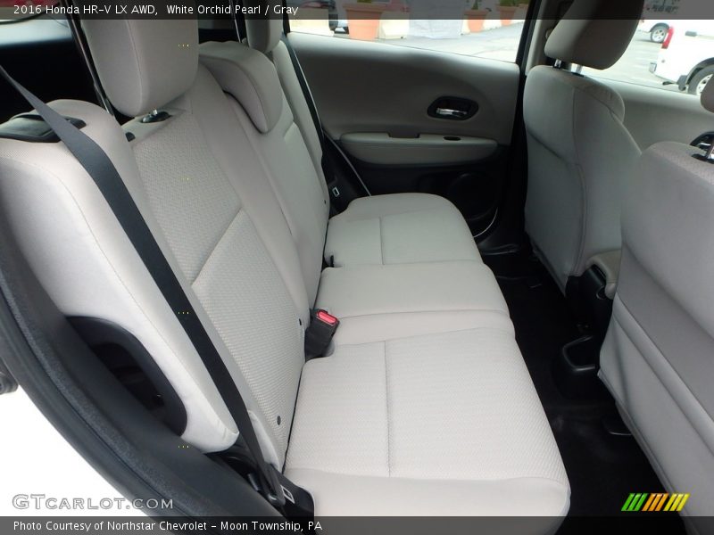 White Orchid Pearl / Gray 2016 Honda HR-V LX AWD