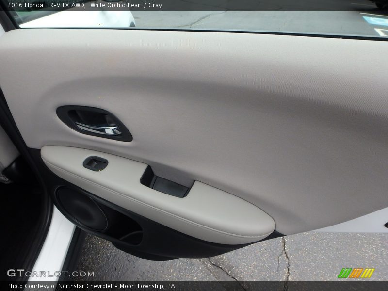 White Orchid Pearl / Gray 2016 Honda HR-V LX AWD