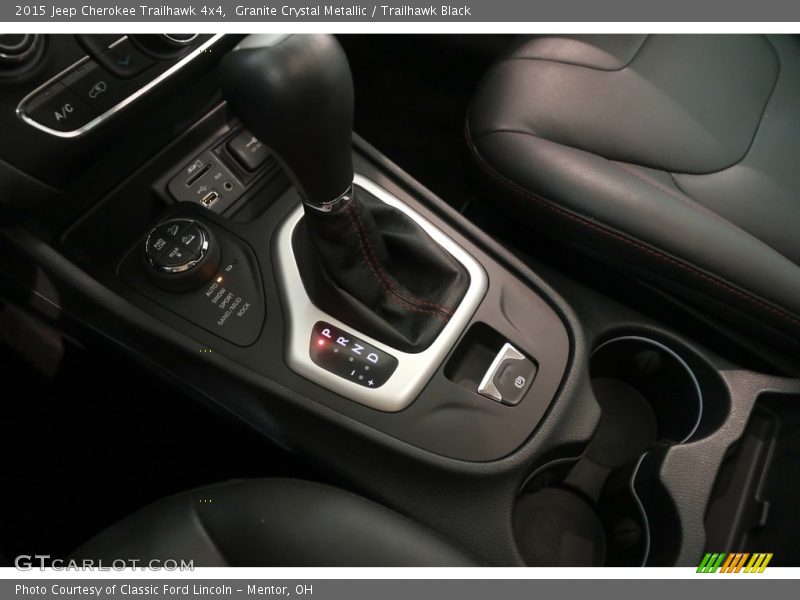 Granite Crystal Metallic / Trailhawk Black 2015 Jeep Cherokee Trailhawk 4x4