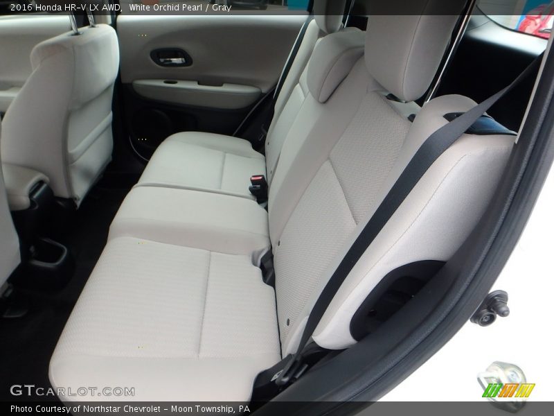 White Orchid Pearl / Gray 2016 Honda HR-V LX AWD