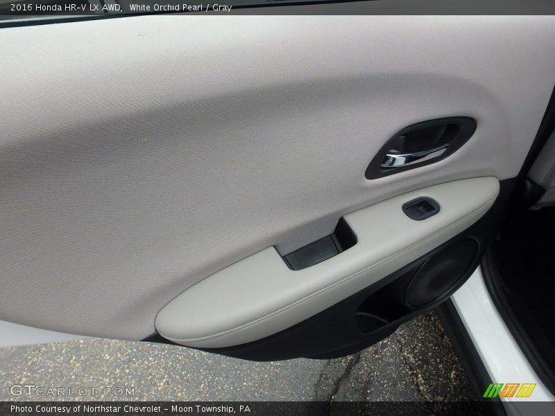 White Orchid Pearl / Gray 2016 Honda HR-V LX AWD