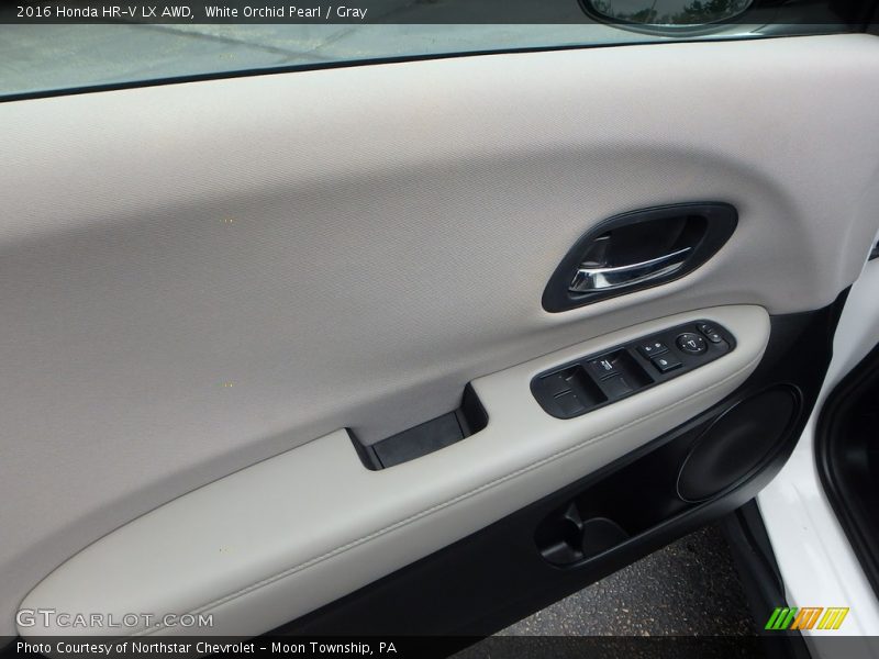 White Orchid Pearl / Gray 2016 Honda HR-V LX AWD
