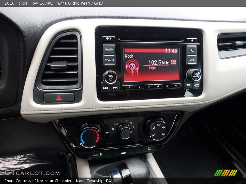 White Orchid Pearl / Gray 2016 Honda HR-V LX AWD