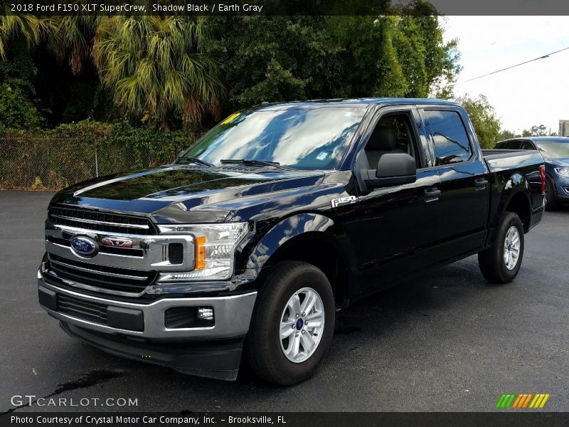 Shadow Black / Earth Gray 2018 Ford F150 XLT SuperCrew