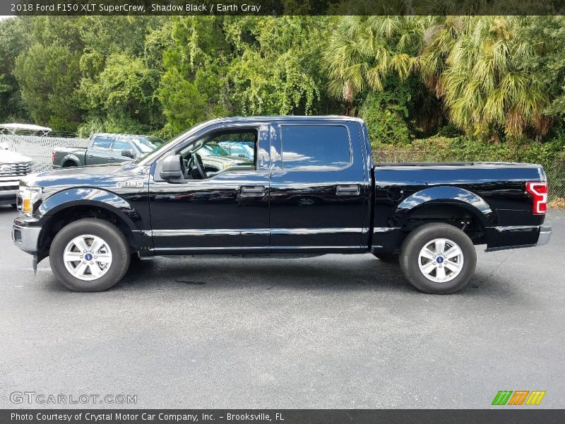 Shadow Black / Earth Gray 2018 Ford F150 XLT SuperCrew
