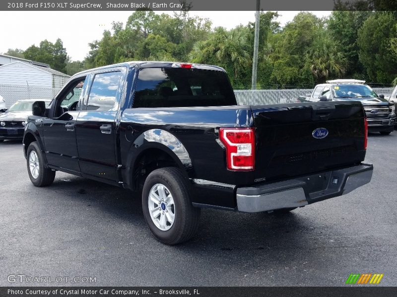 Shadow Black / Earth Gray 2018 Ford F150 XLT SuperCrew