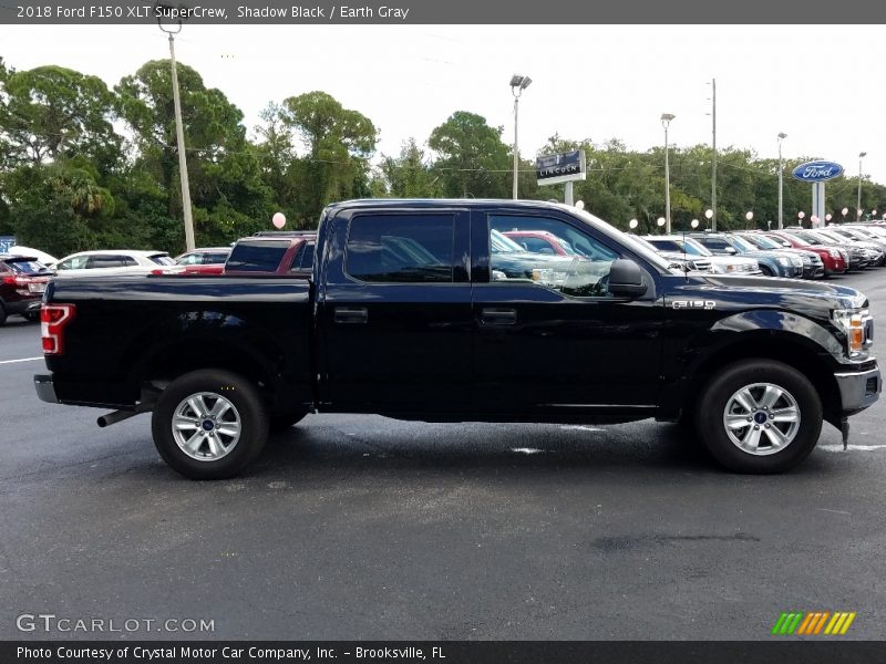Shadow Black / Earth Gray 2018 Ford F150 XLT SuperCrew